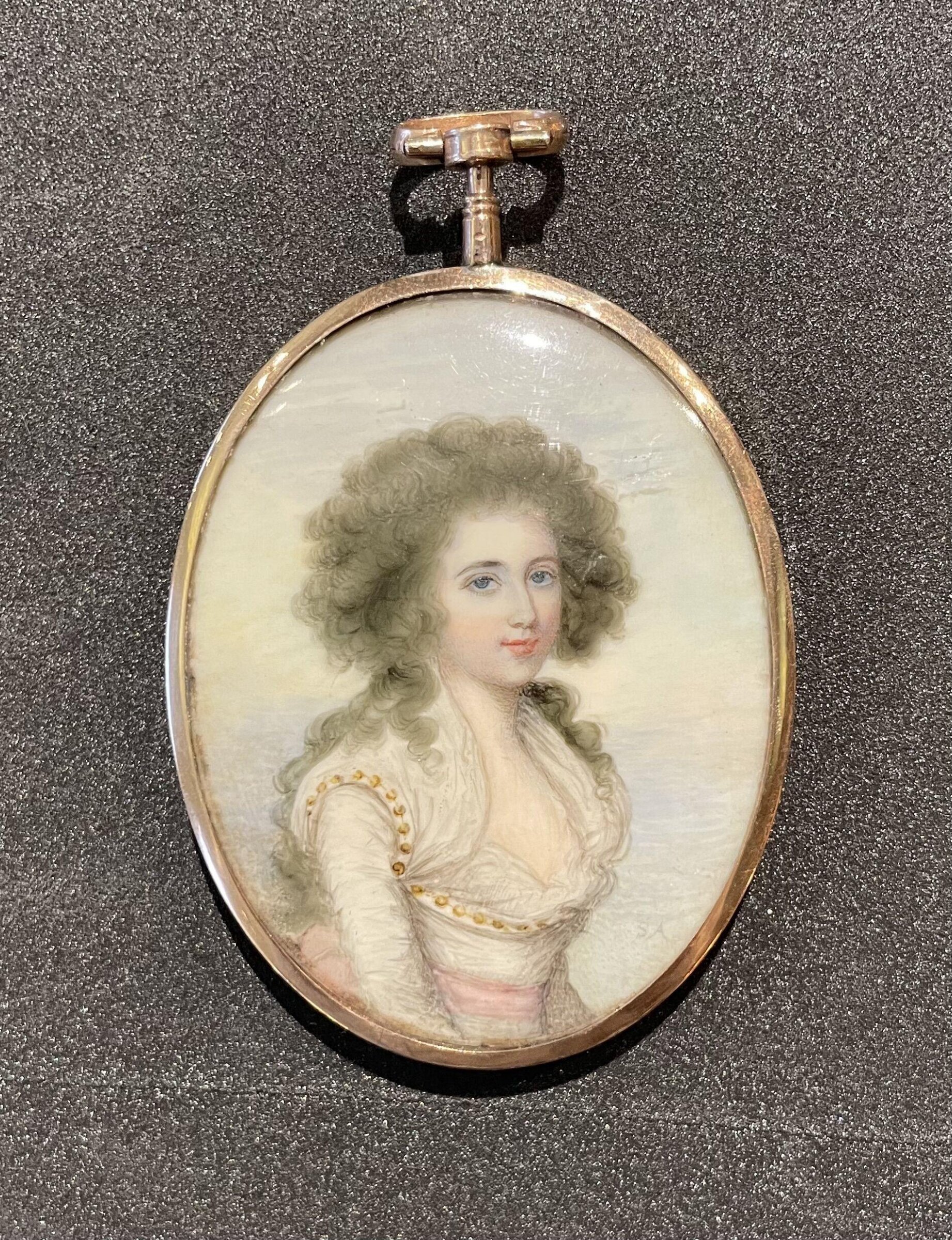 Portrait miniature of a lady, Samuel Andrews, ca. 1770-1810