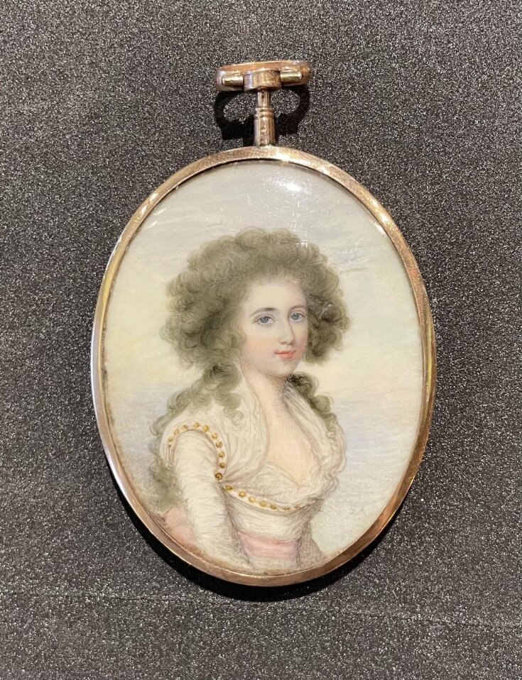 Portrait miniature of a lady top image