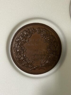 Prize medal 1862 London International Exhibition