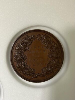 Prize medal 1862 London International Exhibition