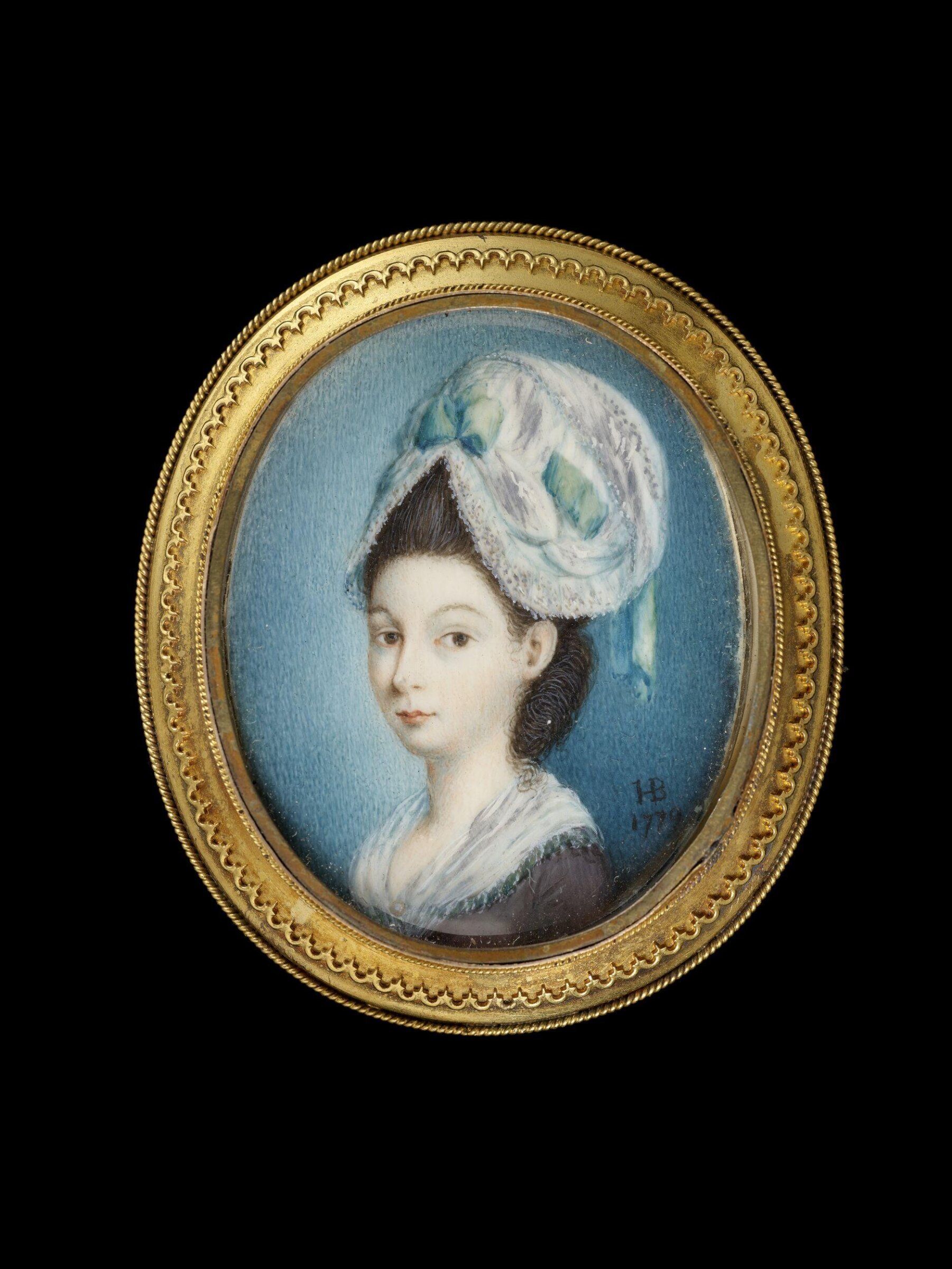 Elizabeth Vandermeulen, the artist's wife, Henry Bone, 1779