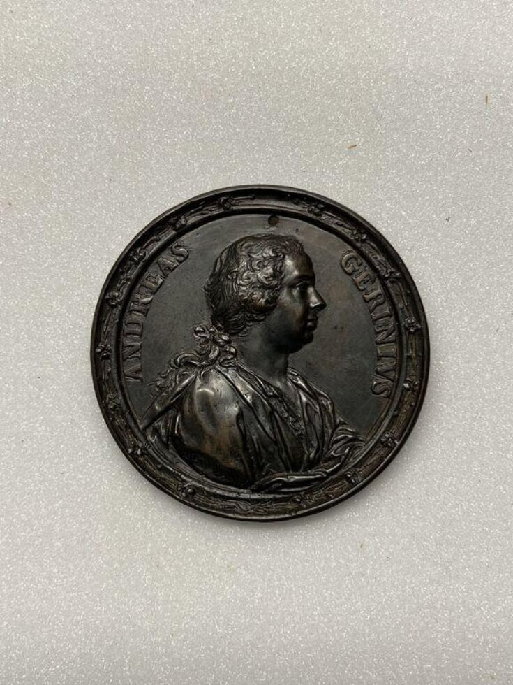 Portrait medal of Andrea Gerini (1691-1766)  top image