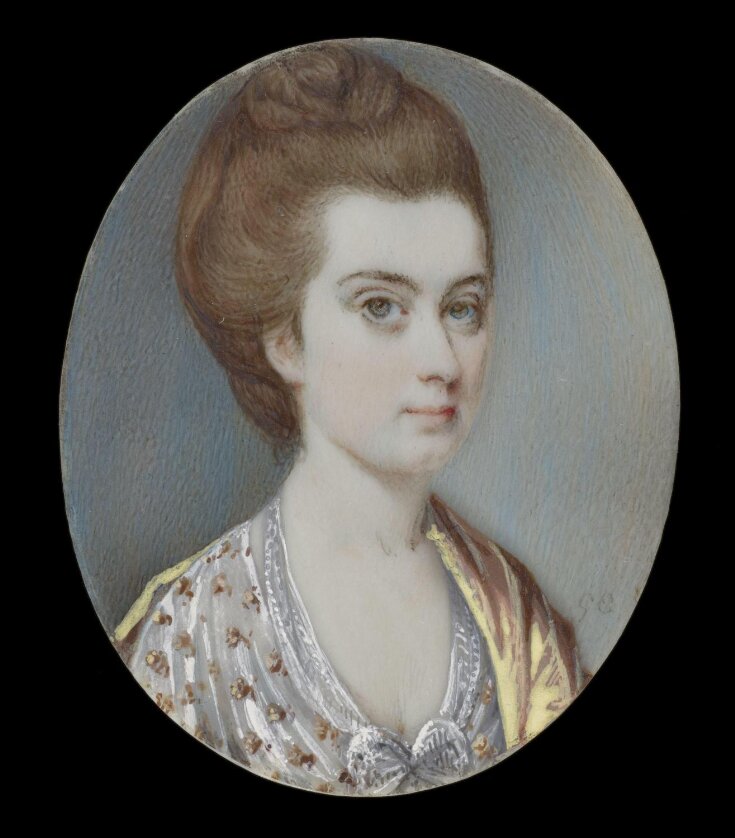 Portrait miniature of an unknown woman top image