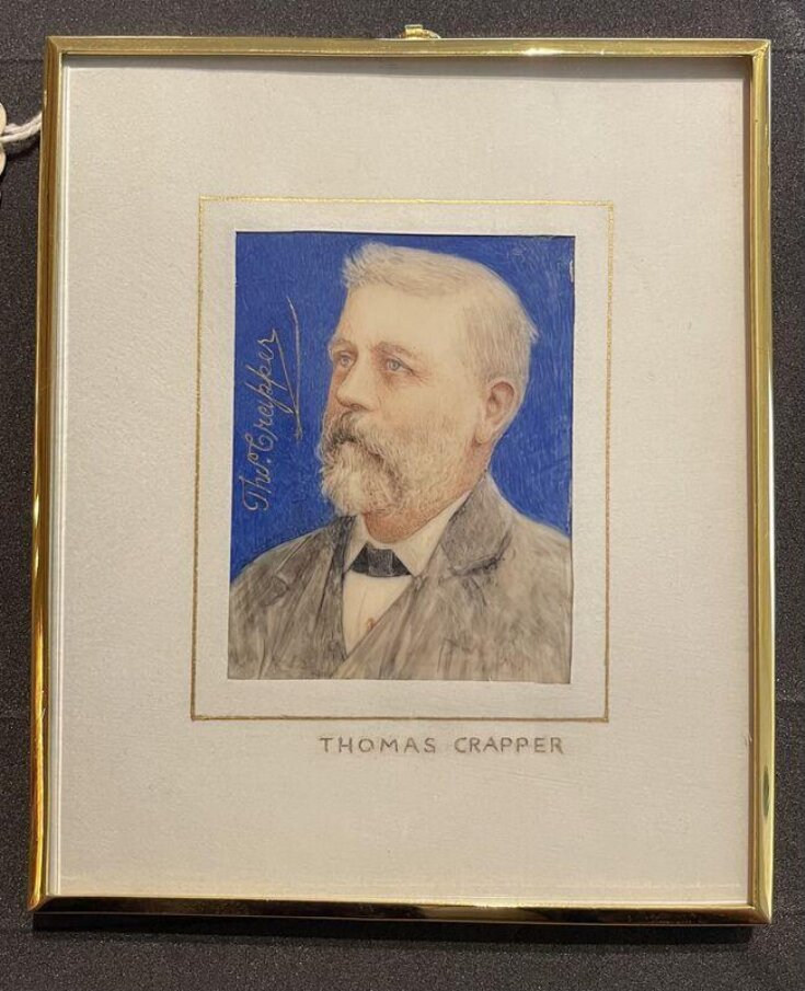 Portrait miniature of Thomas Crapper top image