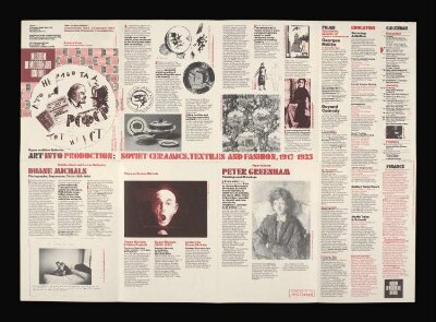 Art into Production: Soviet ceramics, textiles and fashion 1917-1935