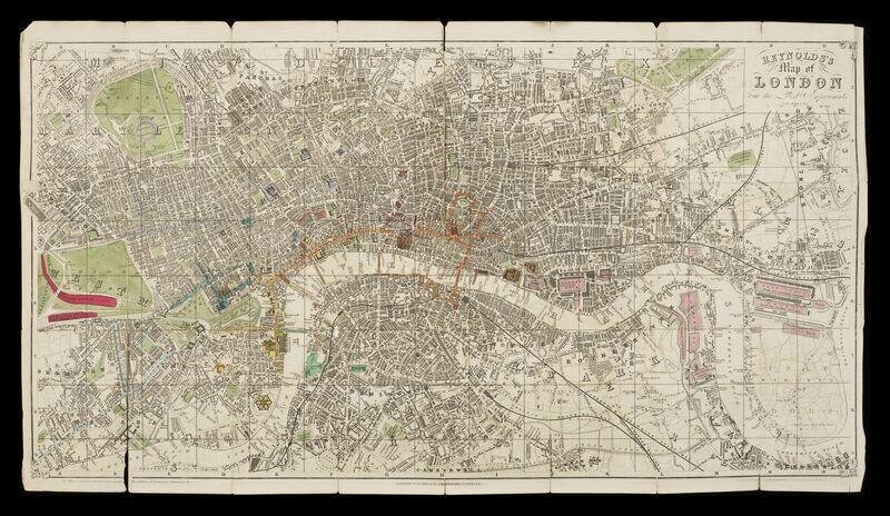 Reynold's map of London with the latest improvements