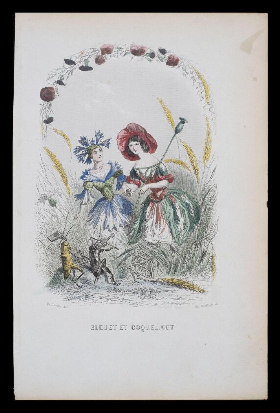 Print (1847) by Jean Ignace Isidore Gérard, known as Grandville