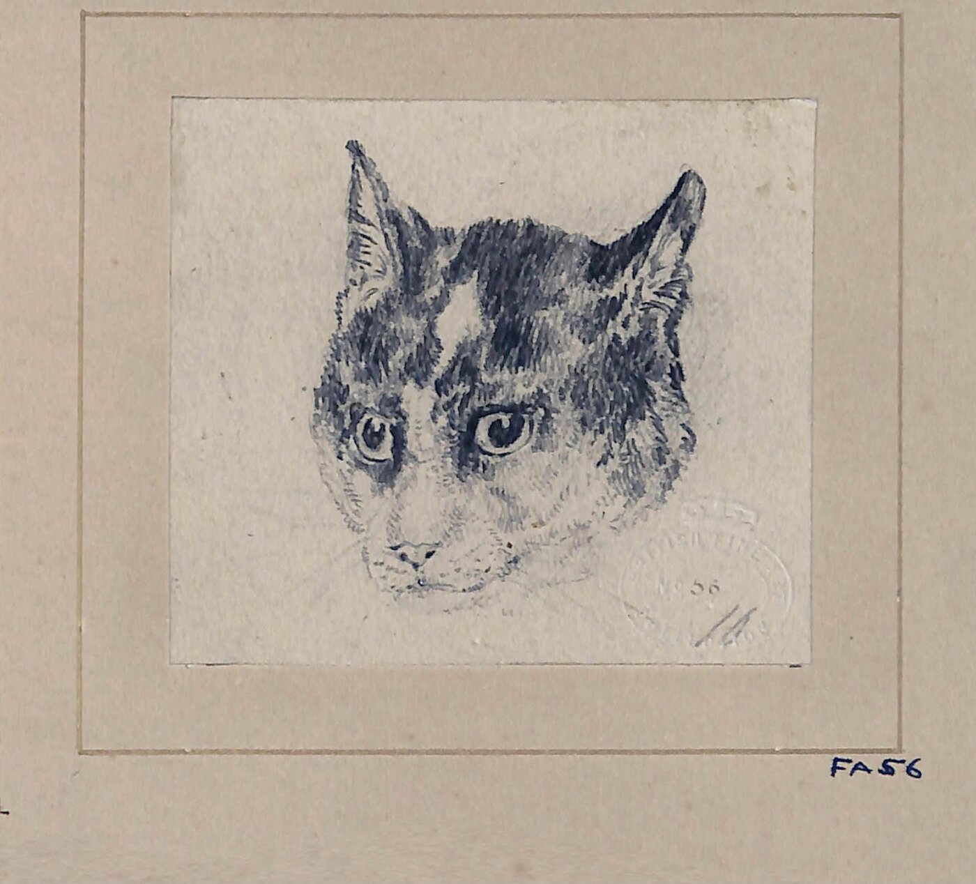 Edwin Landseer, Drawing of a cat