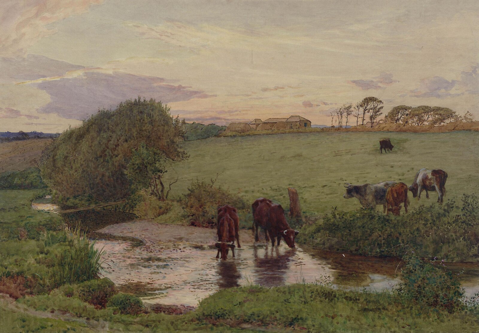 Near St. Mawgan, Cornwall, Edward Frederick Brewtnall, ca. 1866 - 1902