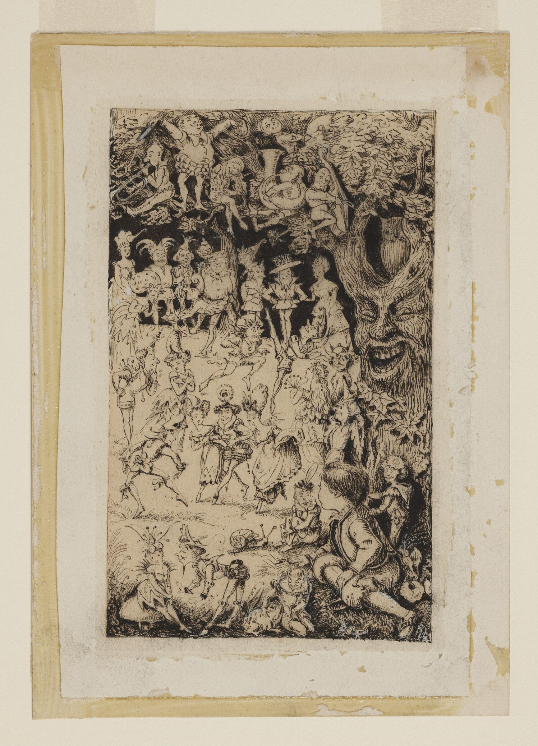 Drawing, William Brunton, 1871