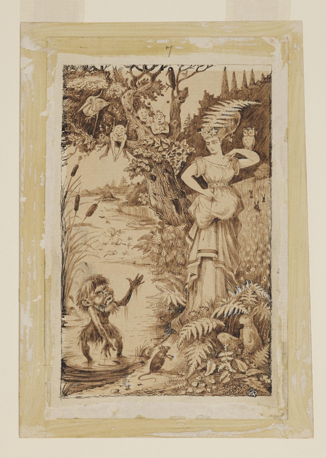 Drawing, William Brunton, 1871