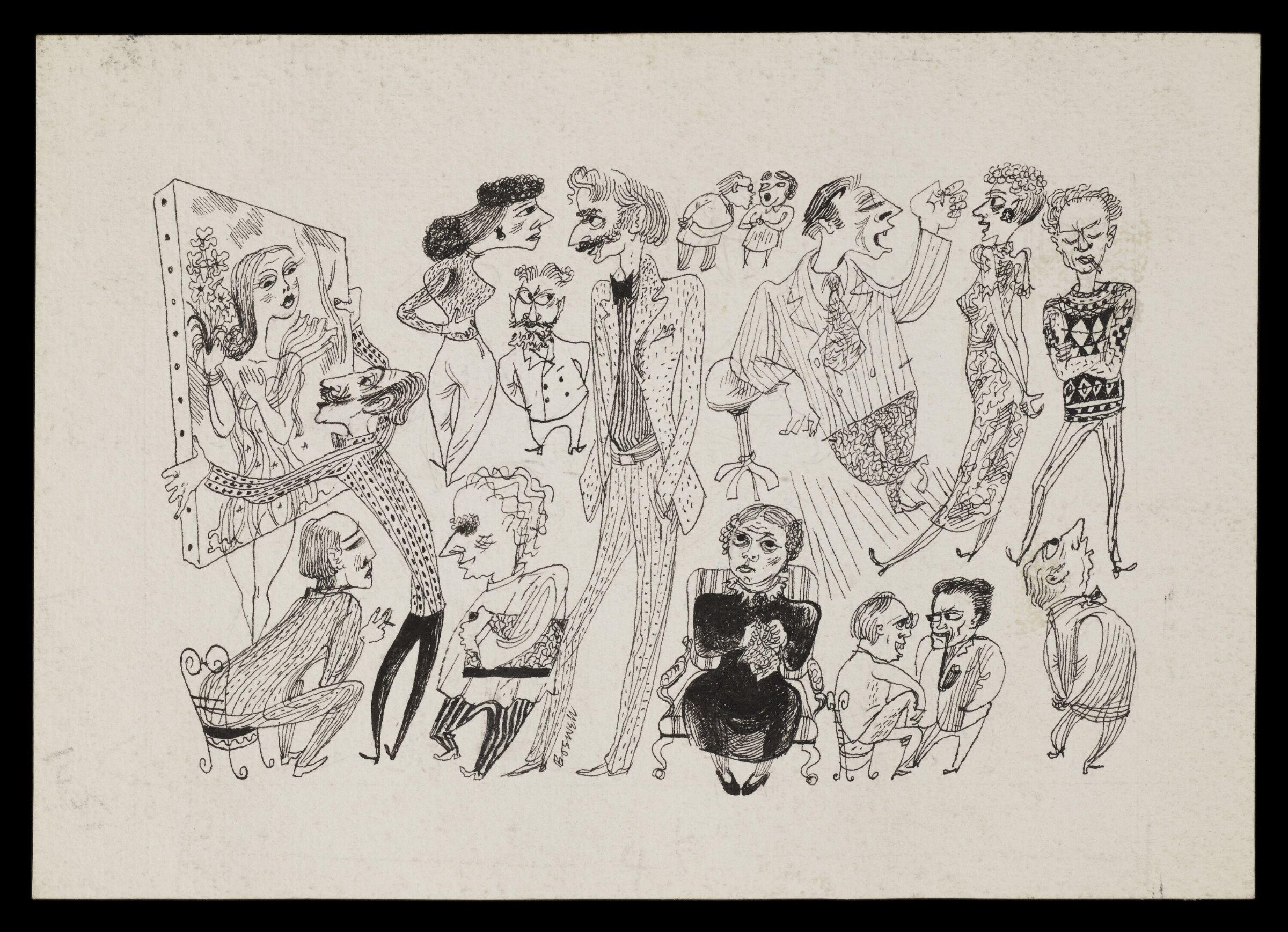 Drawing, James Boswell