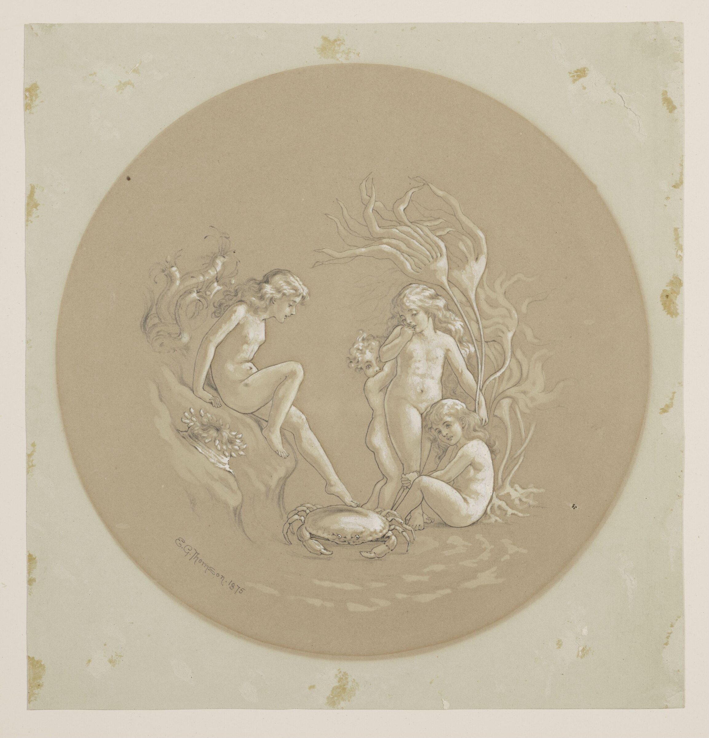 Sprites of the Sea, Emily Gertrude Thomson, 1875