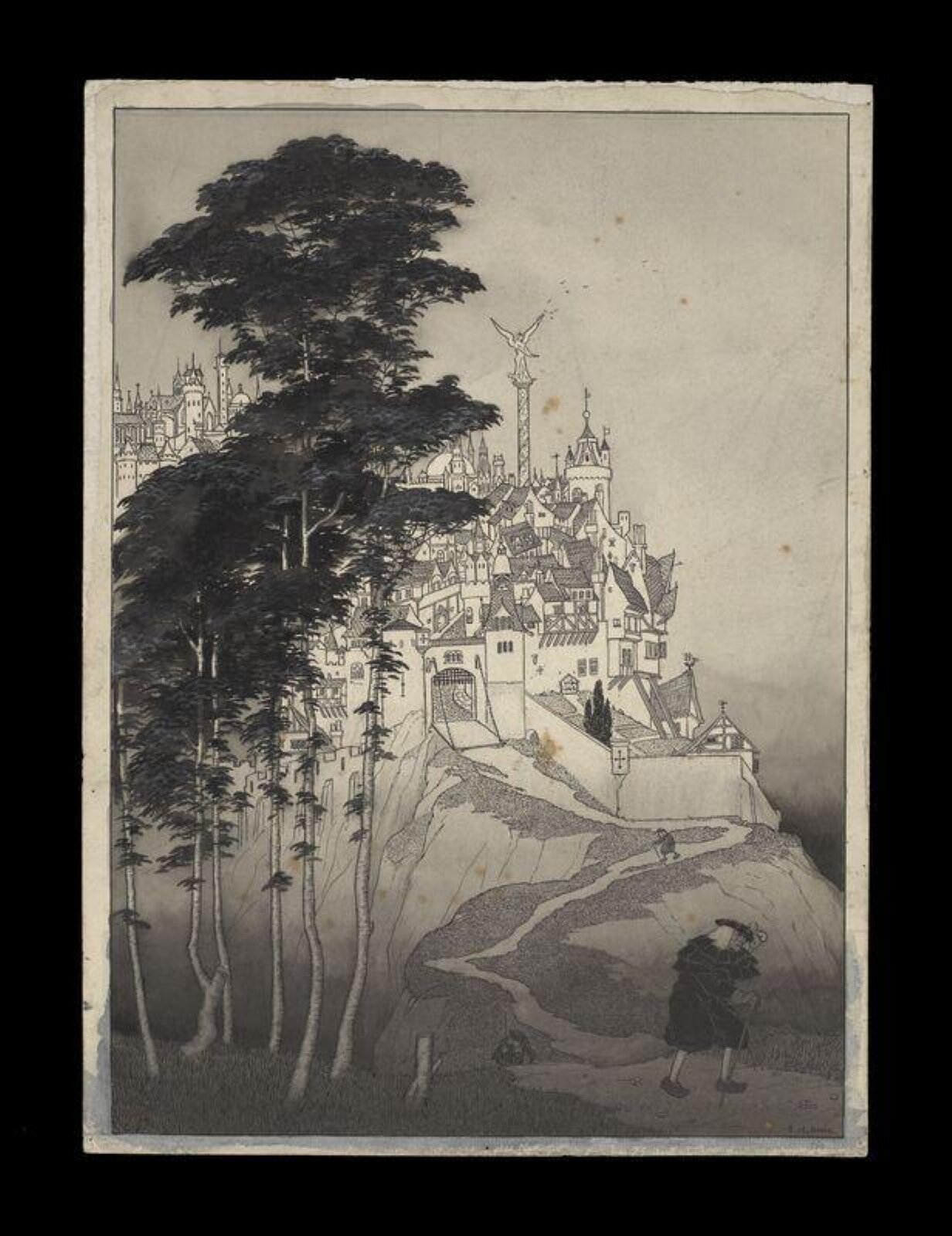 Drawing, Sidney Herbert Sime, circa 1890-1910s