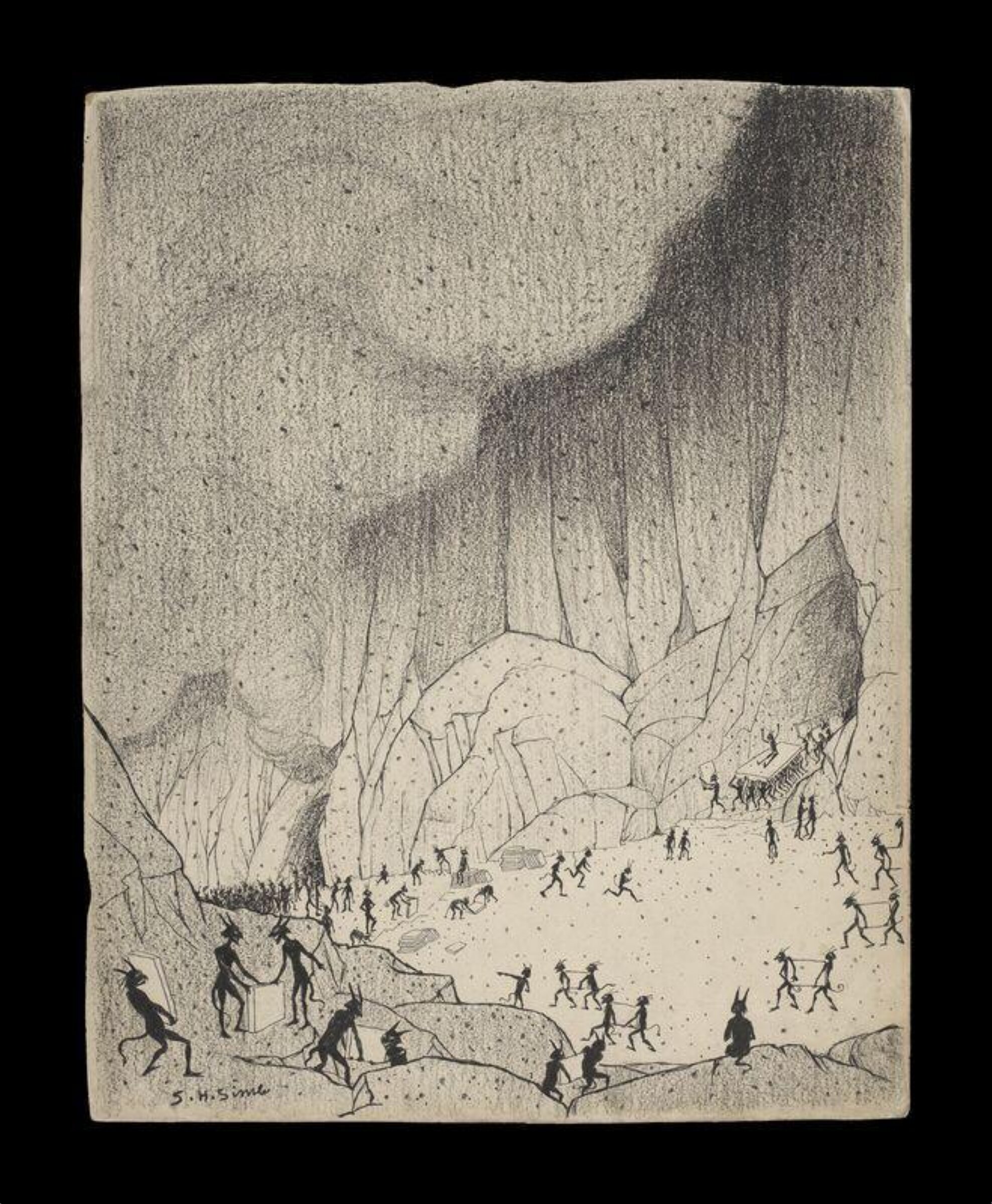 The Great Pavement, Sidney Herbert Sime, circa 1897