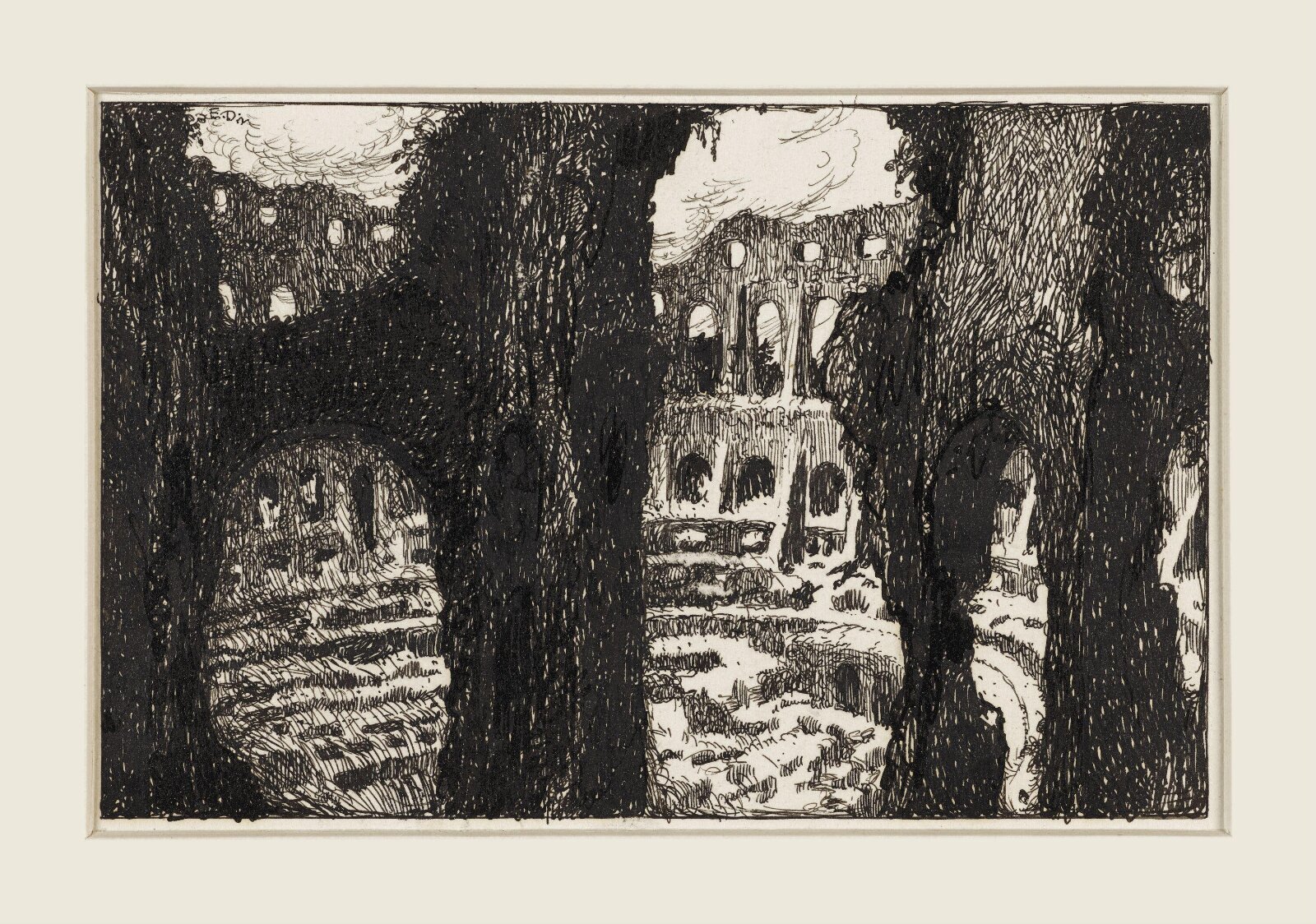 The Colosseum, Rome, Edmund Dulac, ca. 1912