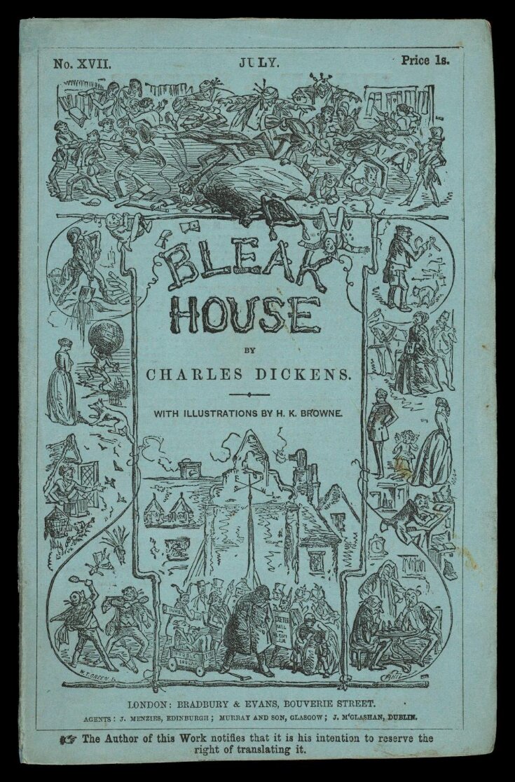 Bleak House, monthly instalment, part XVII top image