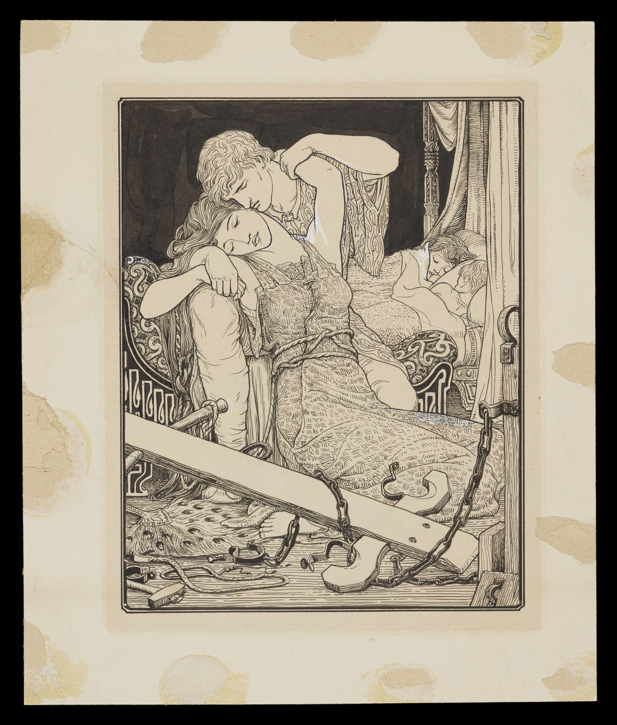 Hasan rejoins his wife, Batten, 1890s