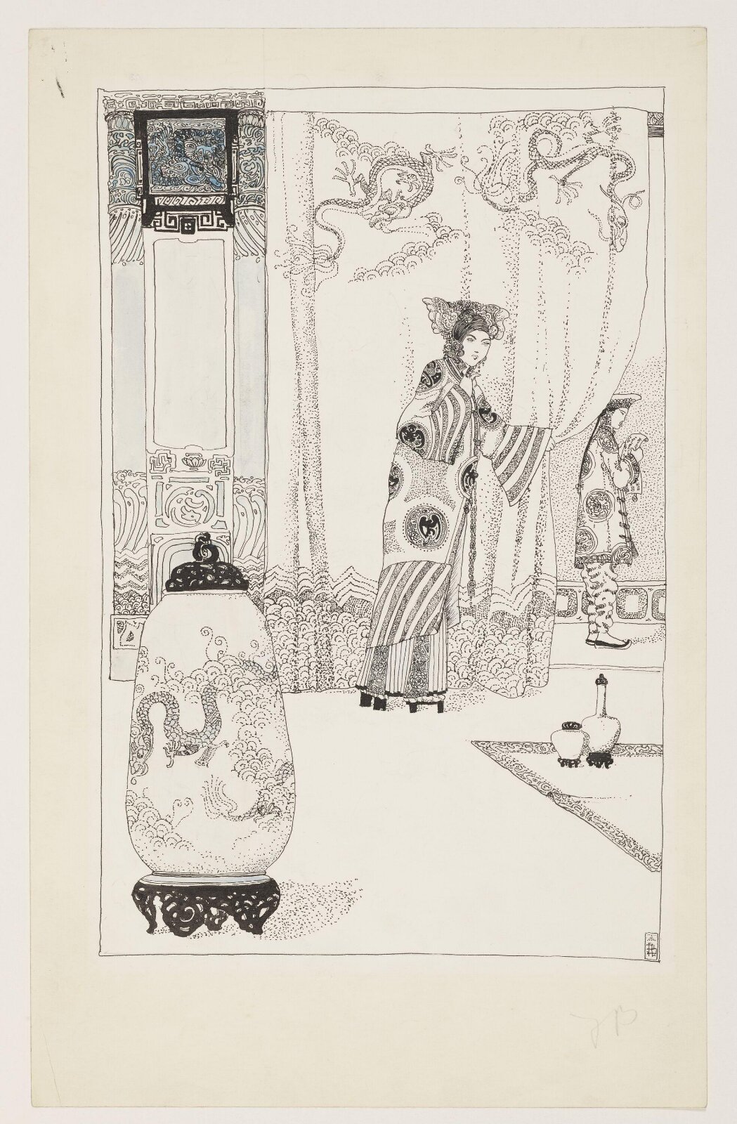 Drawing, R Balfour, ca. 1920