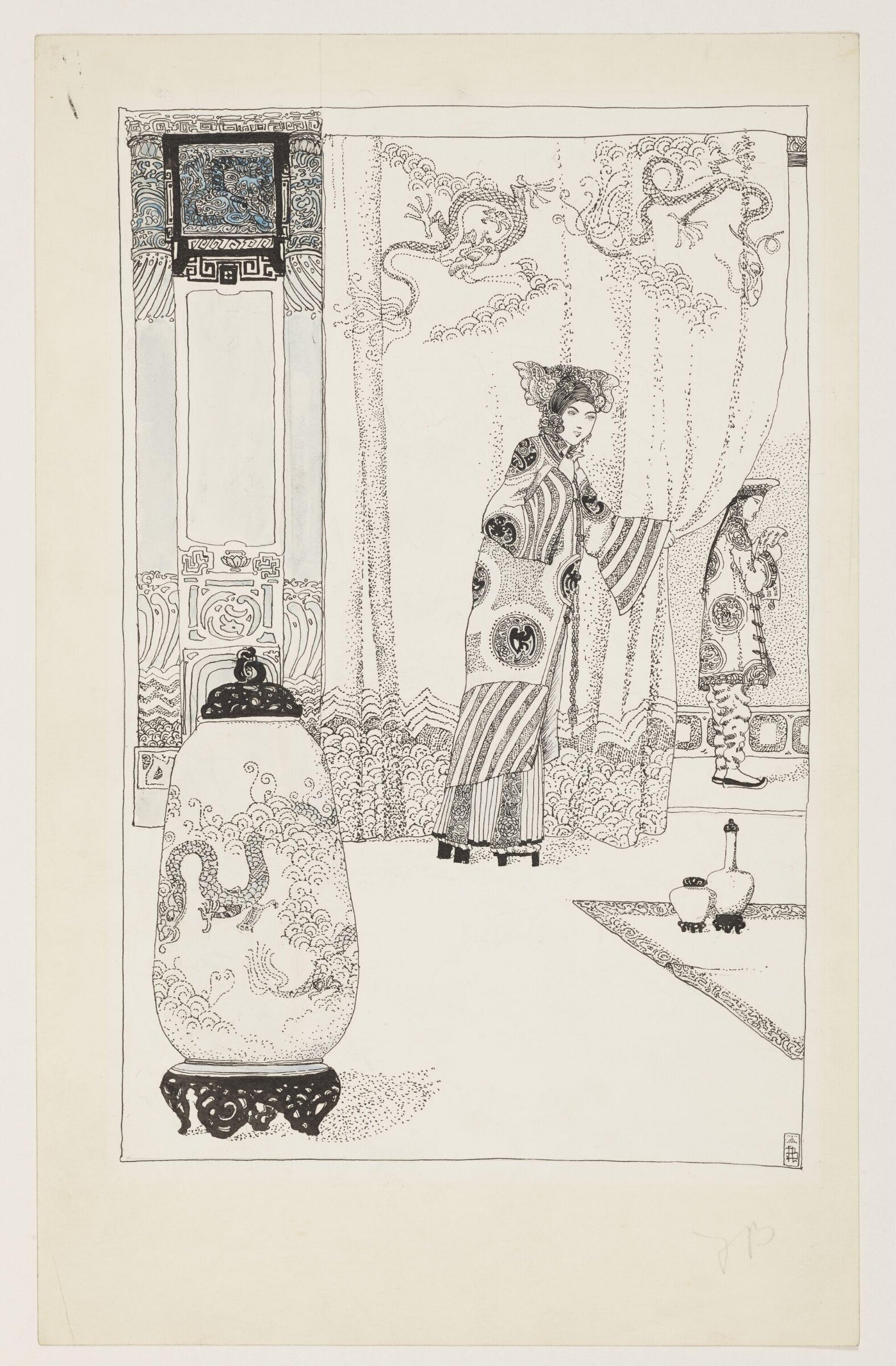 Drawing, R Balfour, ca. 1920