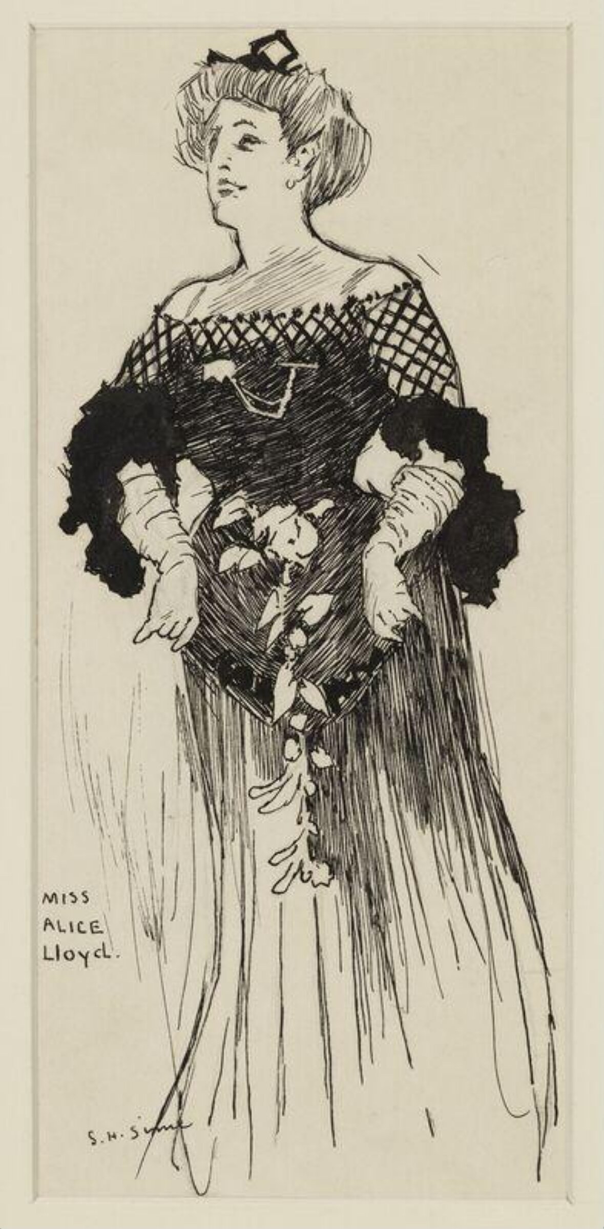 Miss Alice LLoyd, Sime, late 19th century - early 20th century