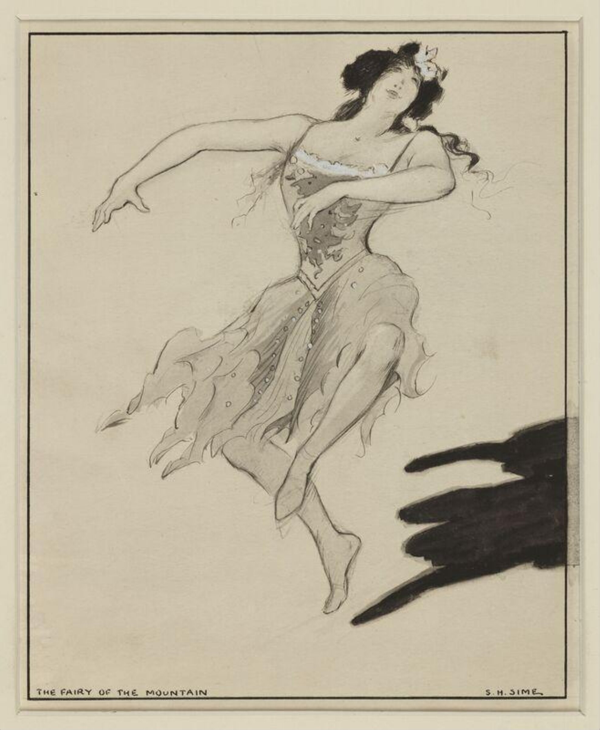 The Fairy of the Mountain, Sime, late 19th century to early 20th century