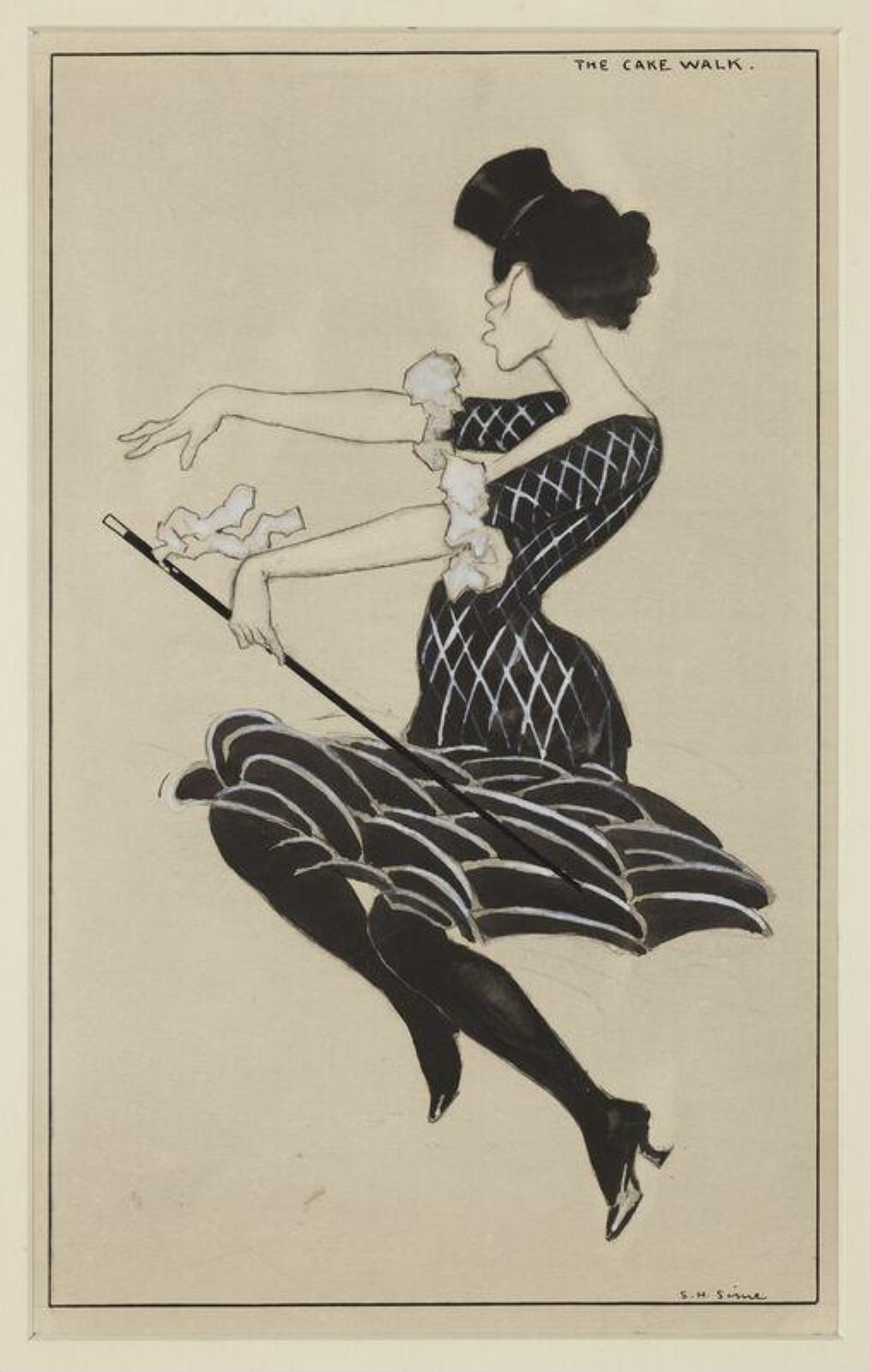 The Cake Walk, Sime, late 19th century to early 20th century