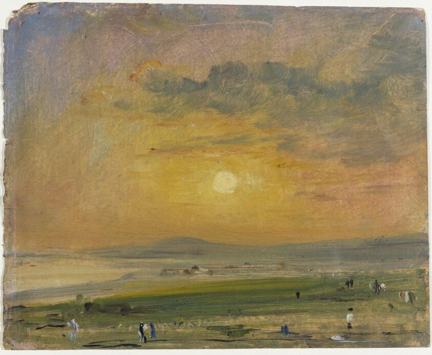 Coast Scene at Brighton: Evening