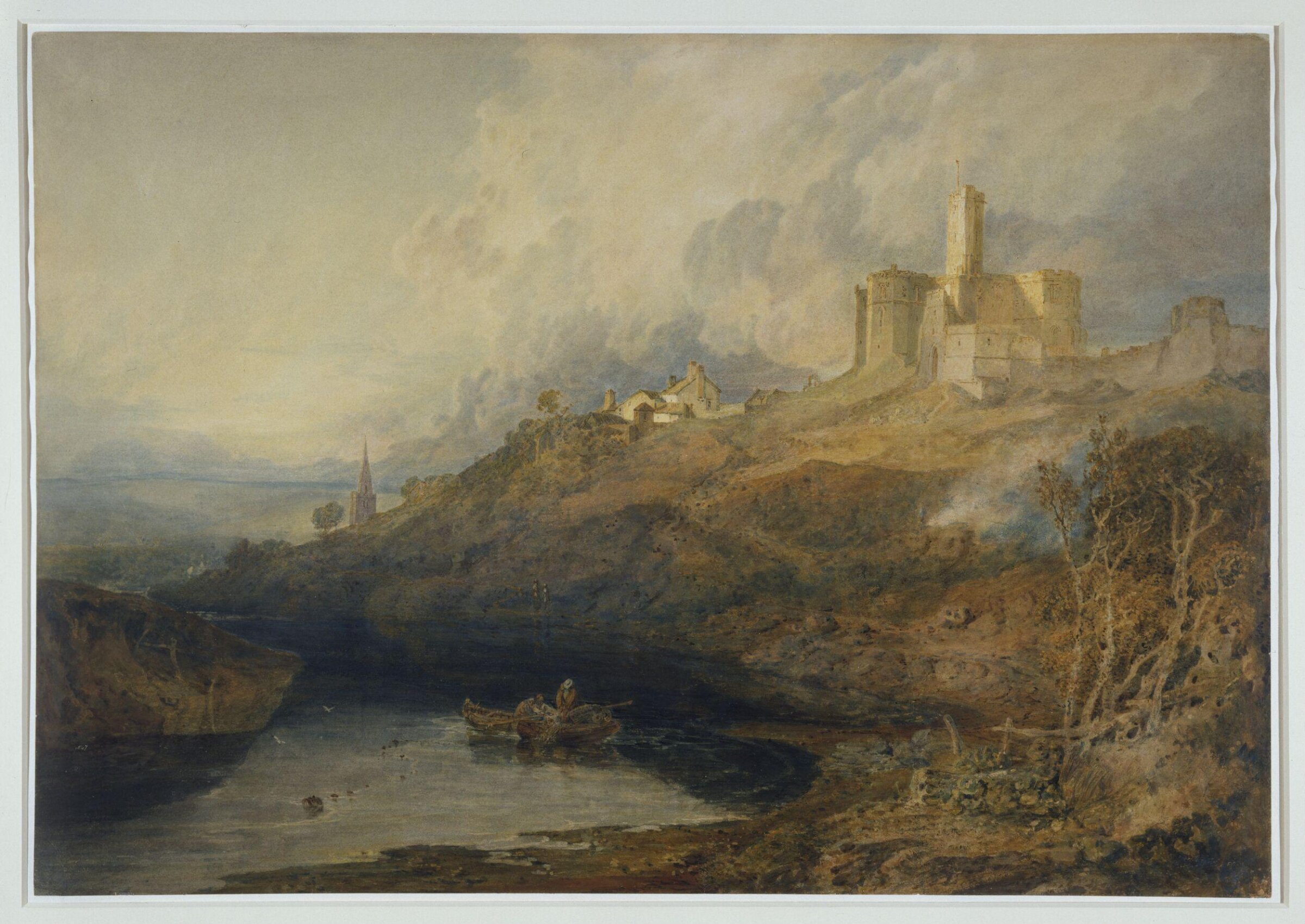 Warkworth Castle, Northumberland, Joseph Mallord William Turner, 1799