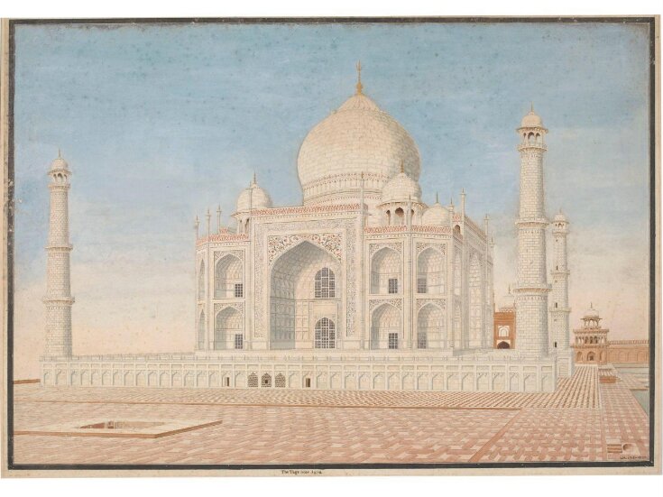 Fifteen drawings of Mughal architecture and ornamental detail on Mughal monuments at Agra. top image