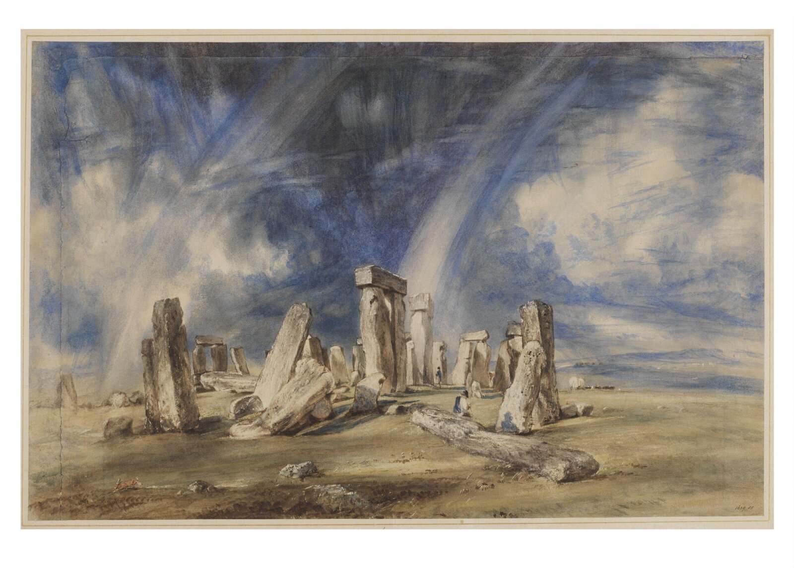 Stonehenge, John Constable, 1835