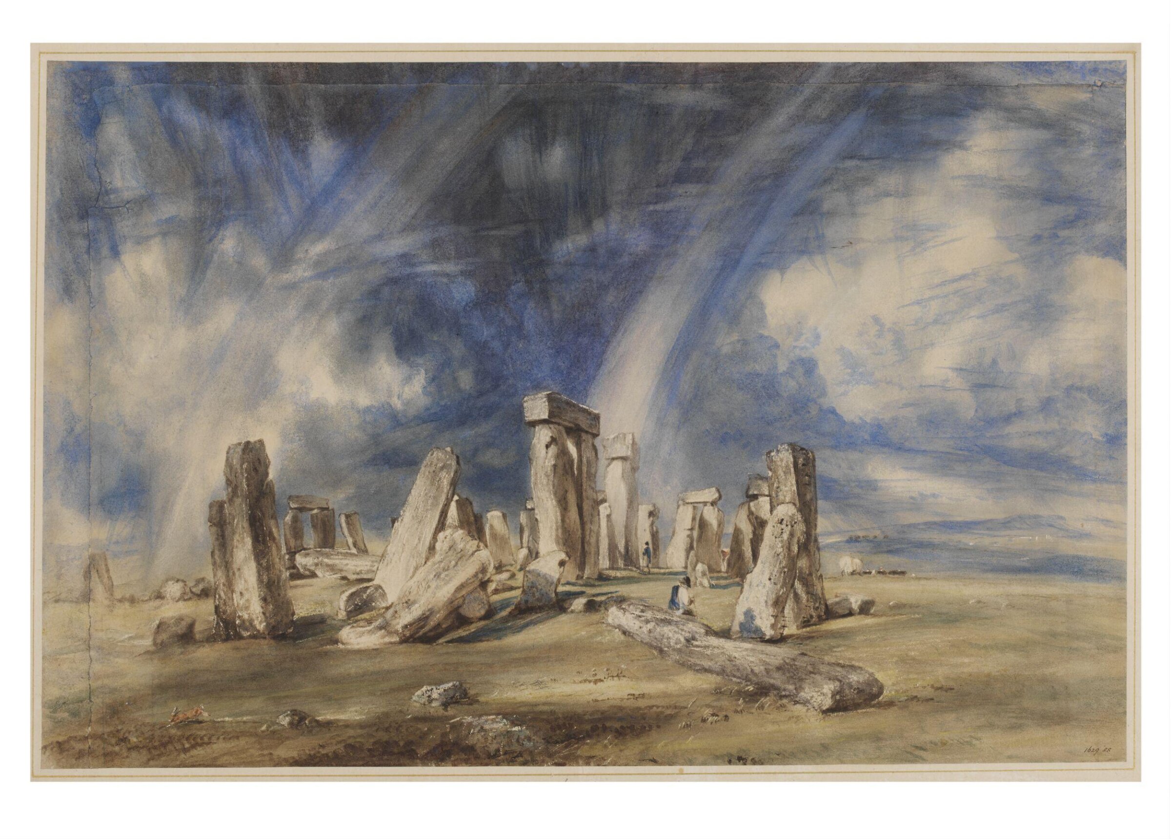 Stonehenge, John Constable, 1835