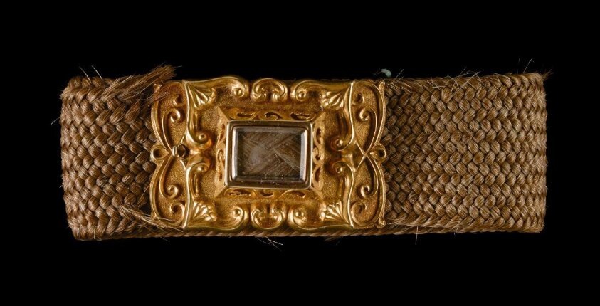 mourning jewelry — ca. 1846