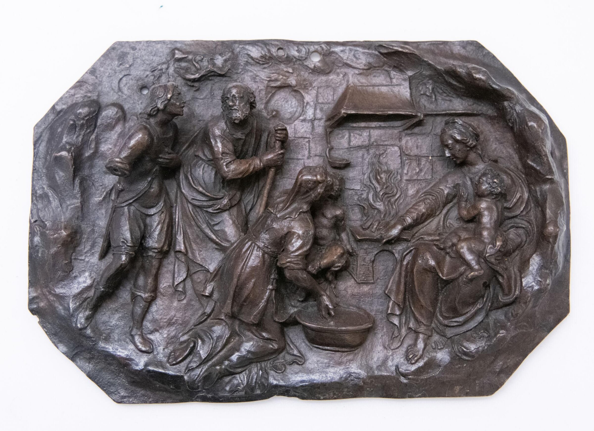 The Holy family in the House of the Robber, workshop of Fanelli Francesco, 1605-1632