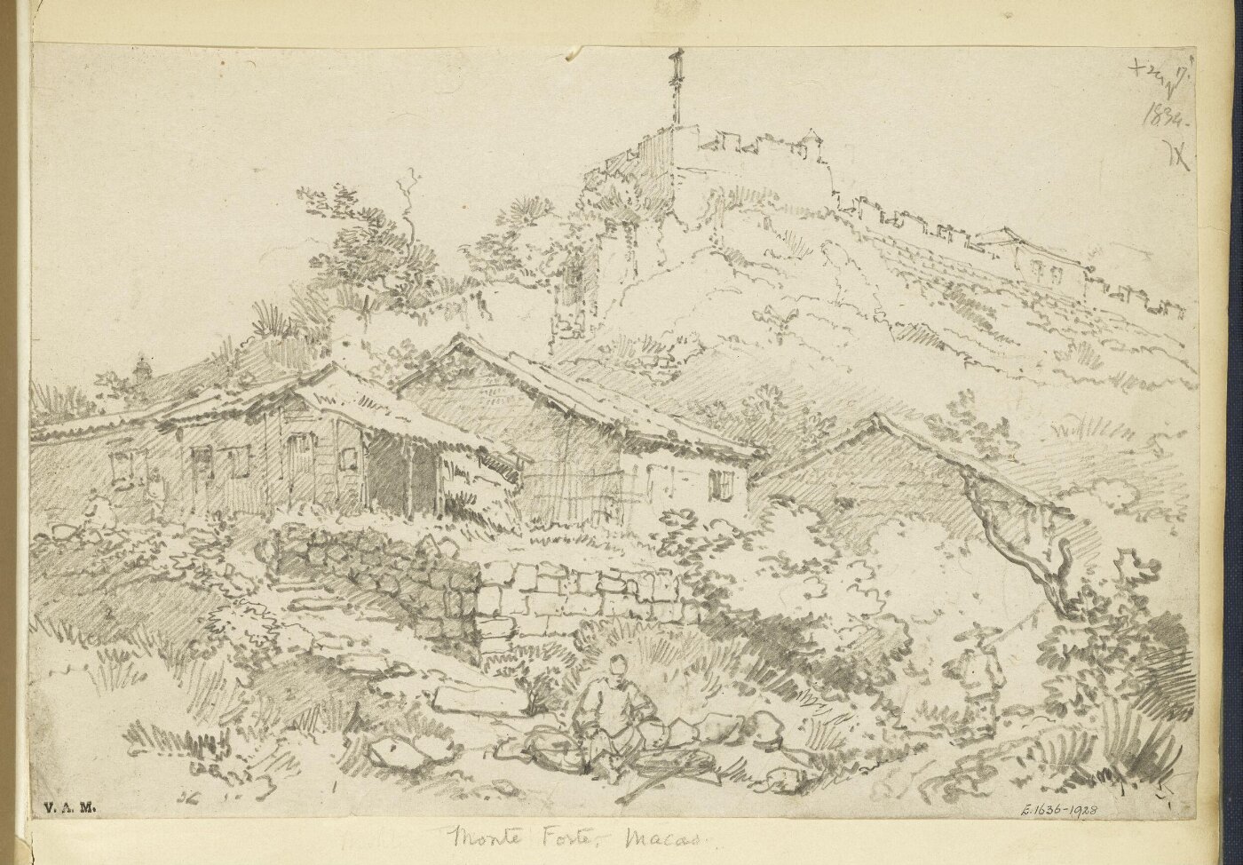 George Chinnery, Monte Fort, Macau