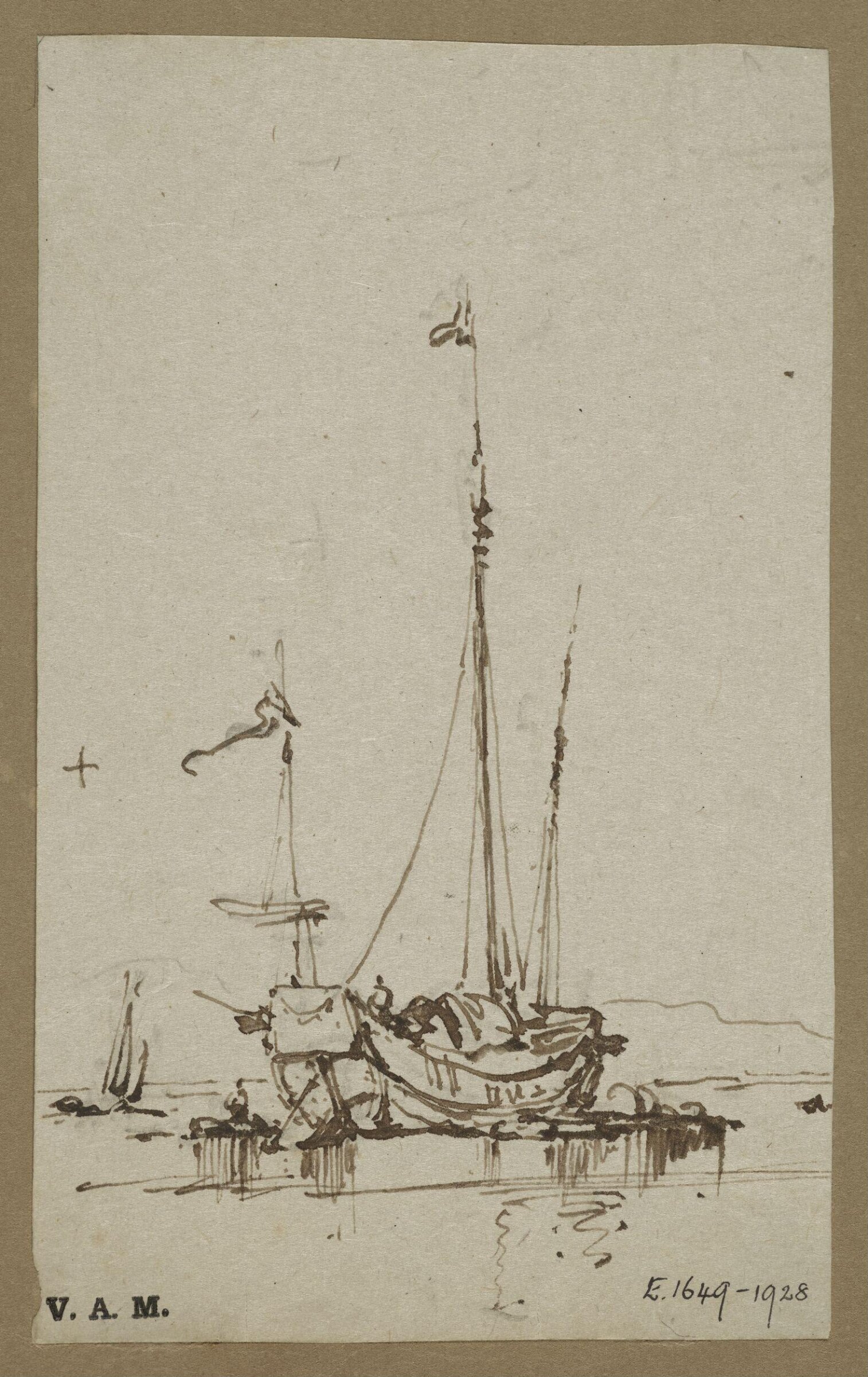 A Chinese junk, George Chinnery, 29/09/1825 - 30/05/1852