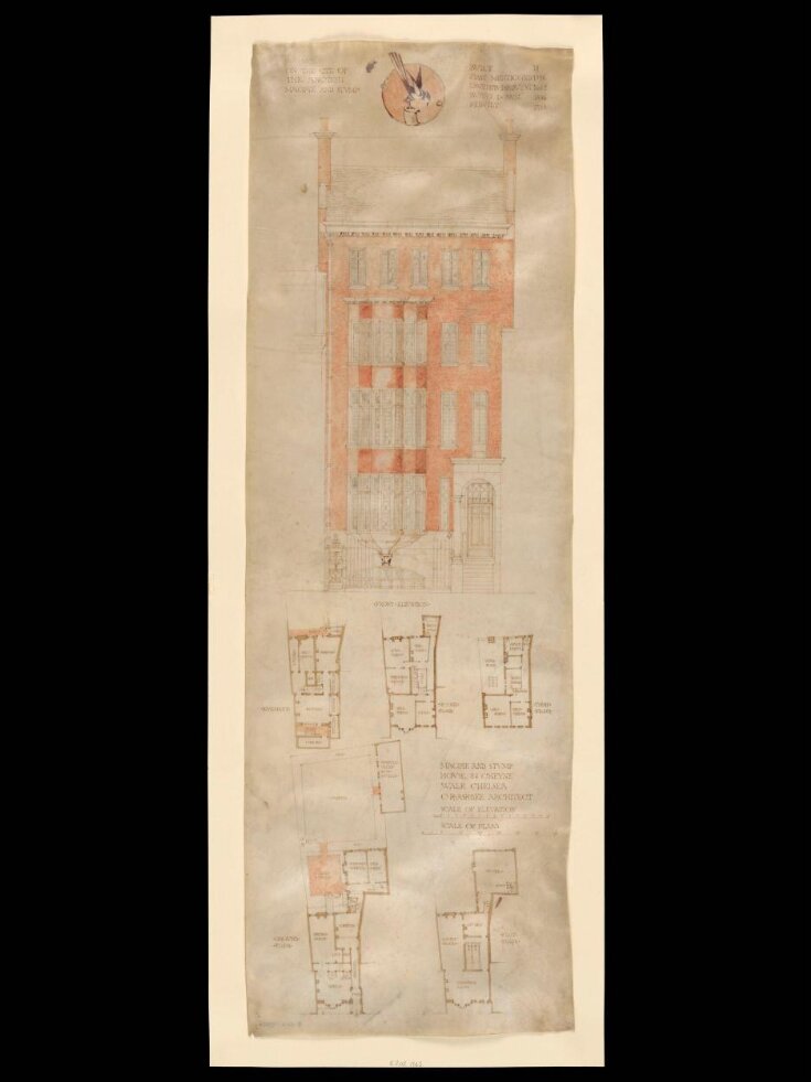 Elevation of Magpie and Stump House, 37 Cheyne Walk top image