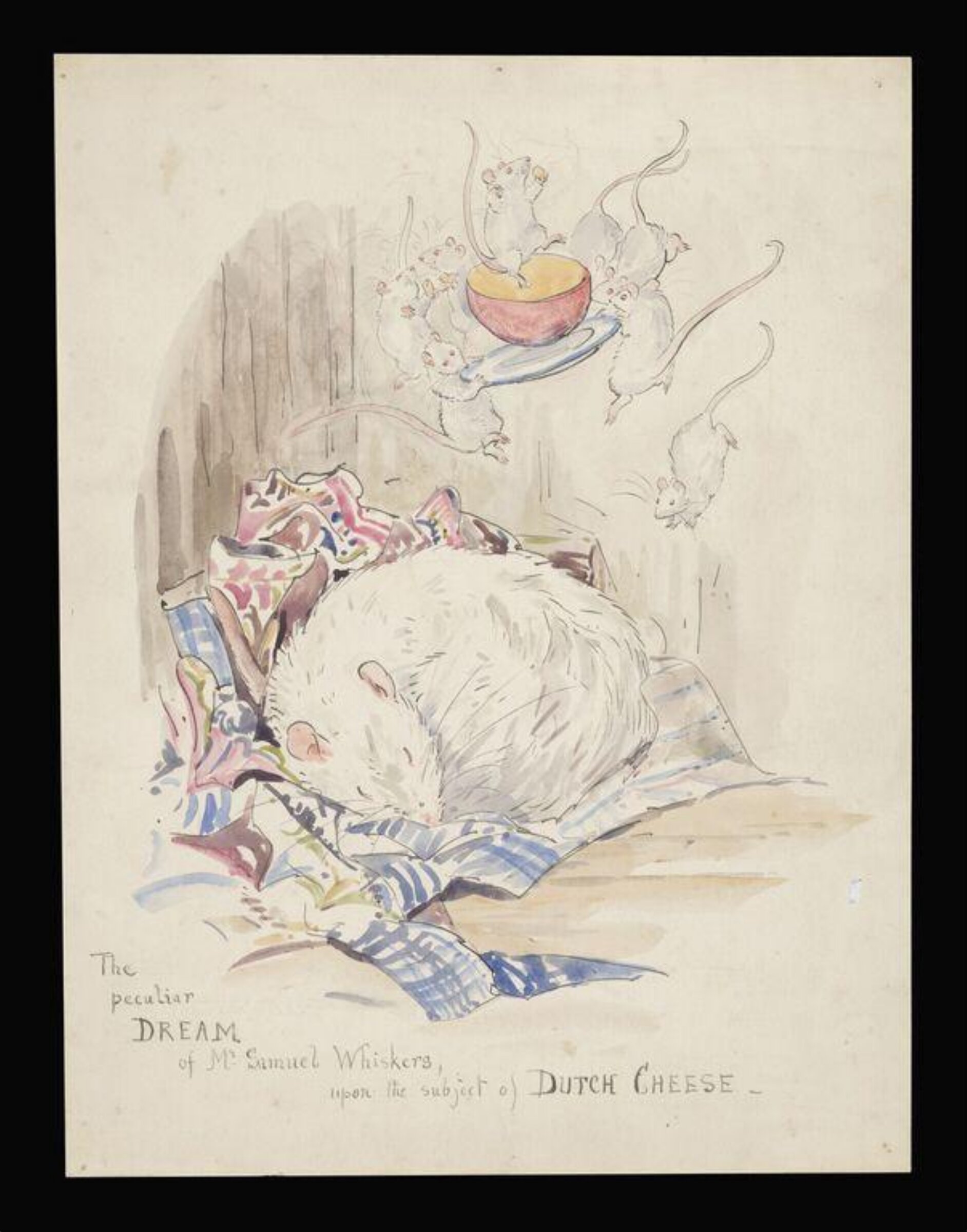 The peculiar dream of Mr. Samuel Whiskers, upon the subject of Dutch cheese, Beatrix Potter, ca. 1908