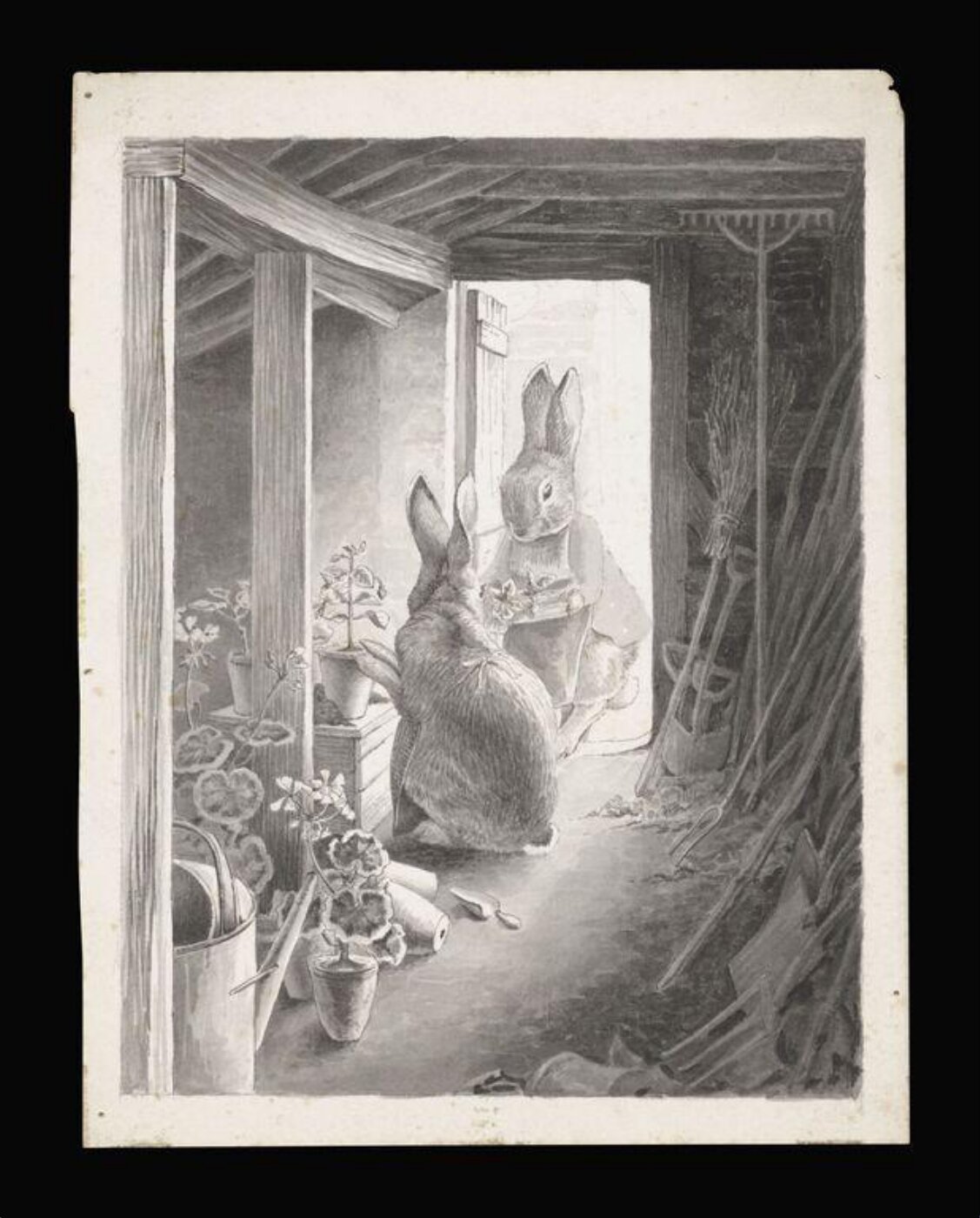 Potter, Beatrix, The rabbit's potting shed