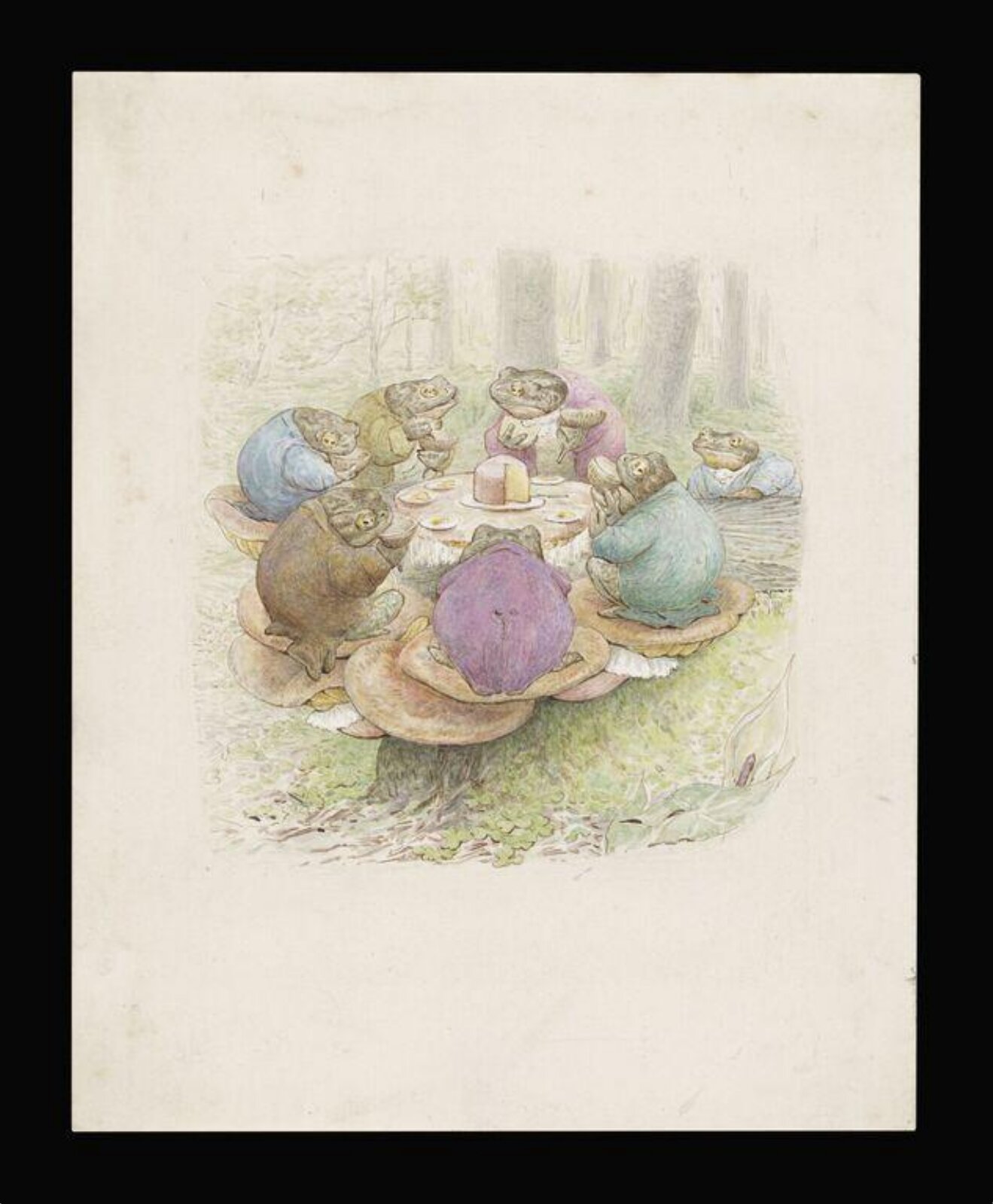 The Toads' Tea Party, Beatrix Potter, ca. 1905