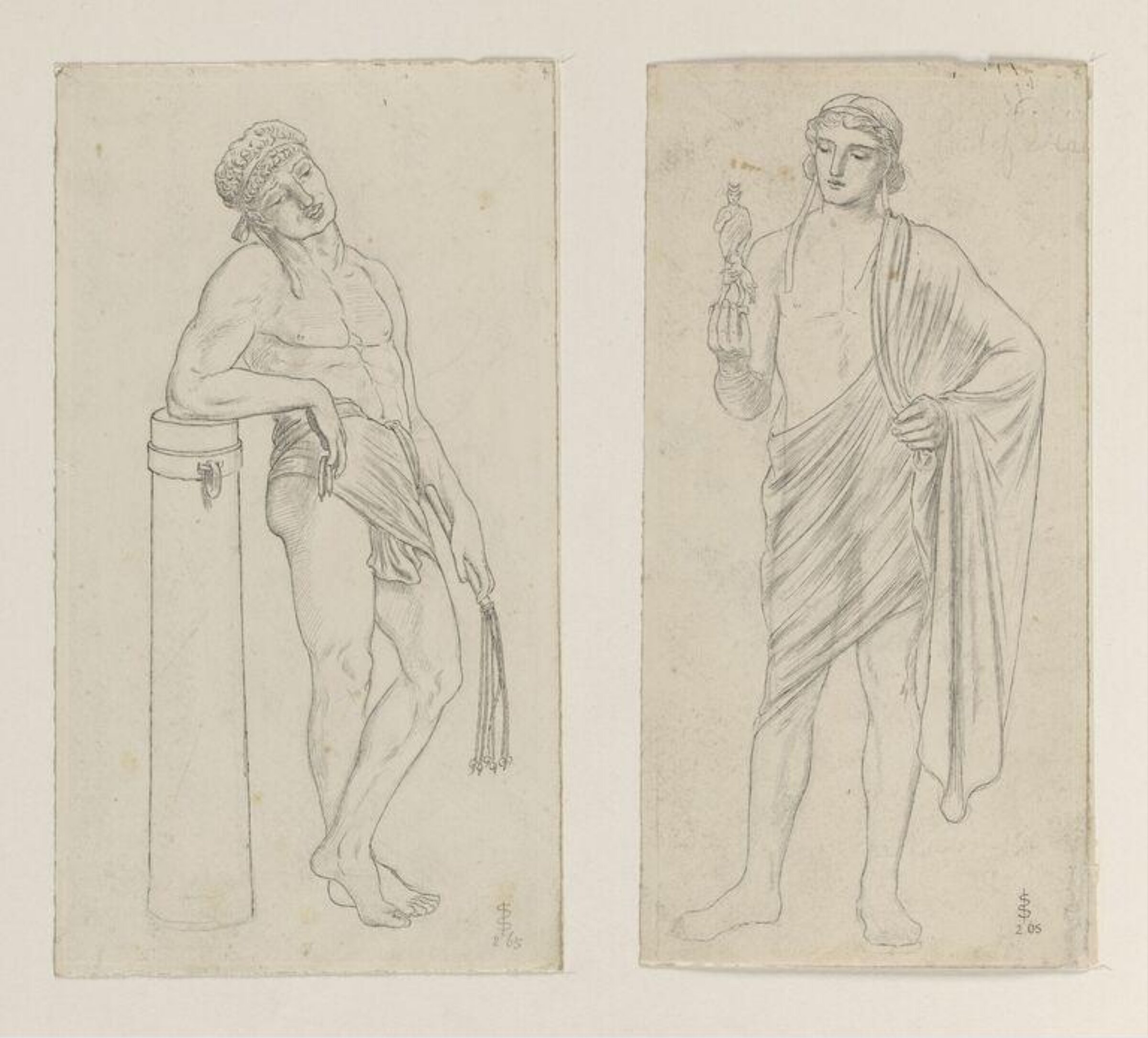 Priest of Artemis, Simeon Solomon, March 1865