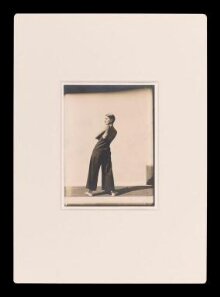 Lee Miller Wearing Yraide Sailcloth Overalls 1930 thumbnail 1