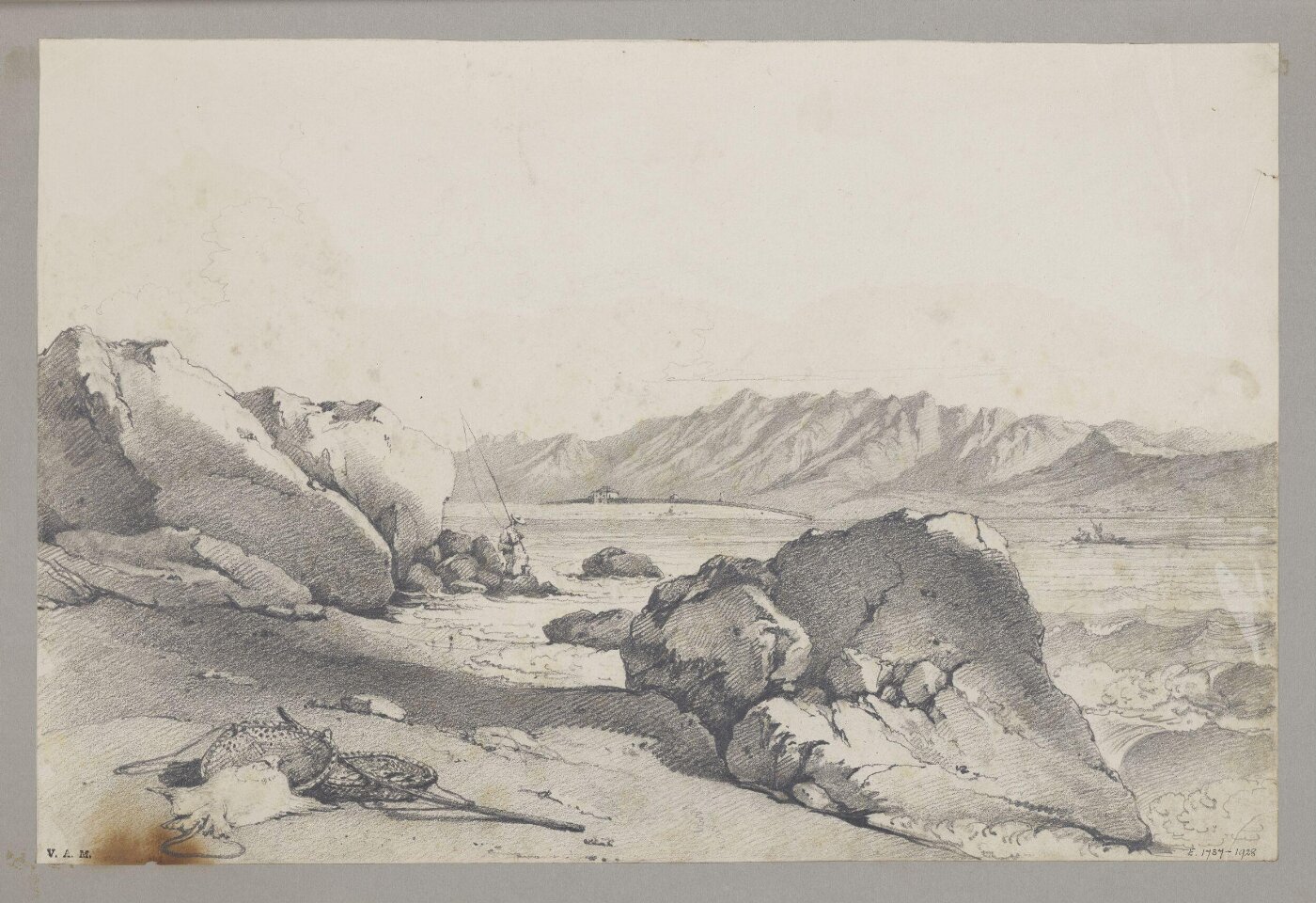 George Chinnery, The Barrier, Macao, from Crysilia's Bay