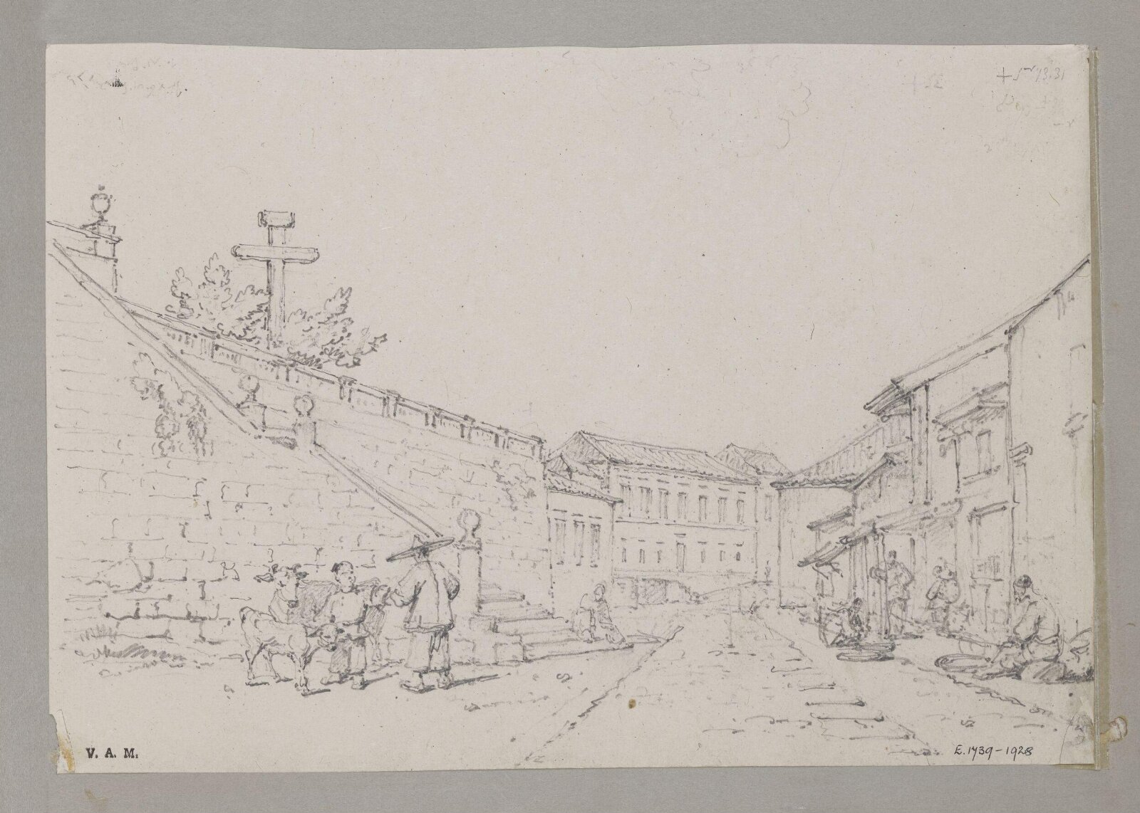 Mr. Baretto's House, Macao, George Chinnery, 13/01/1831