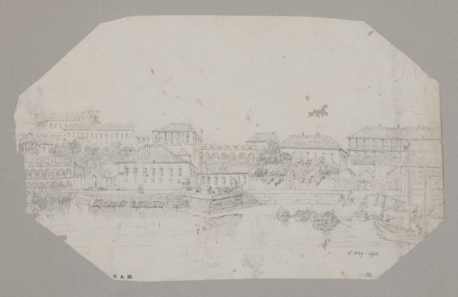 The Praya Grande, Macau, 19th century