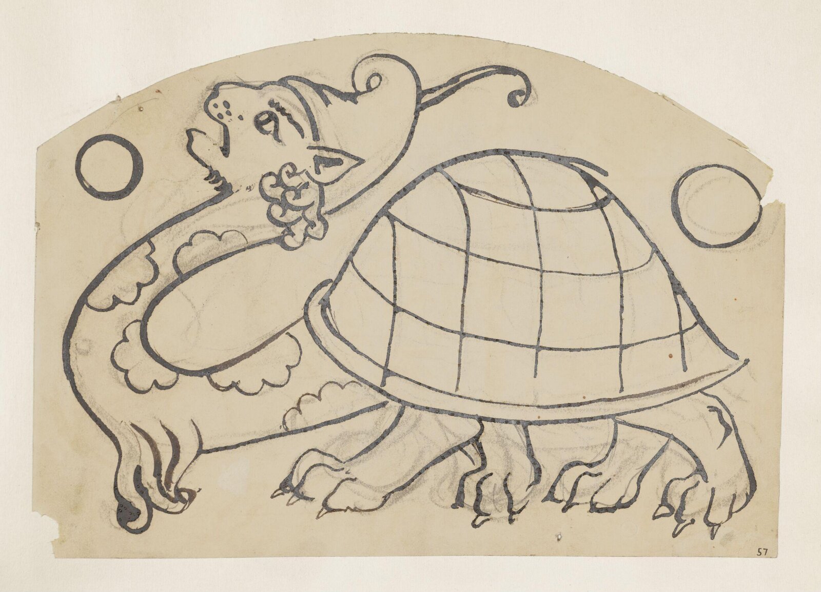 Drawing, William Burges, ca. 1855 - 1881