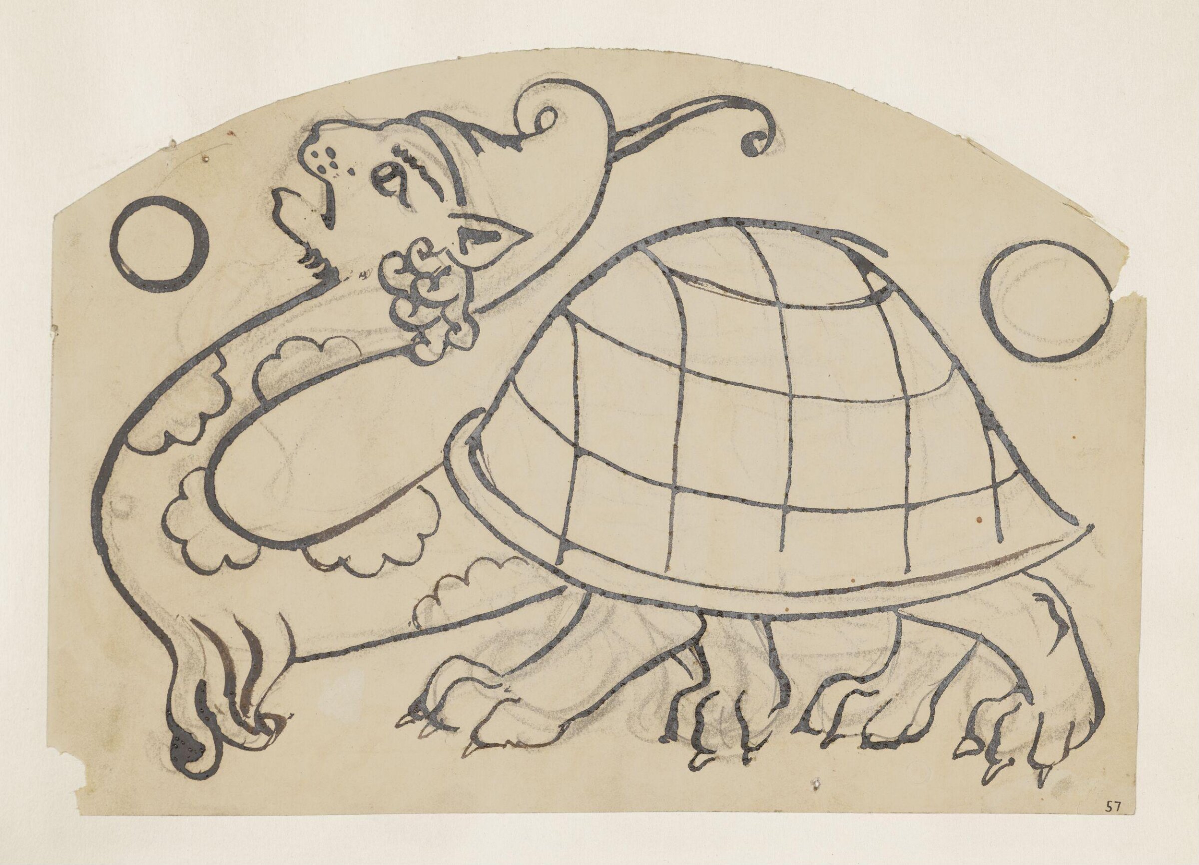 Drawing, William Burges, ca. 1855 - 1881