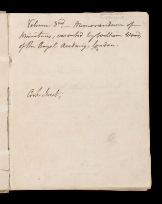 Memorandum of miniatures painted and finished by William Wood, vol. 3: nos 5848-6211