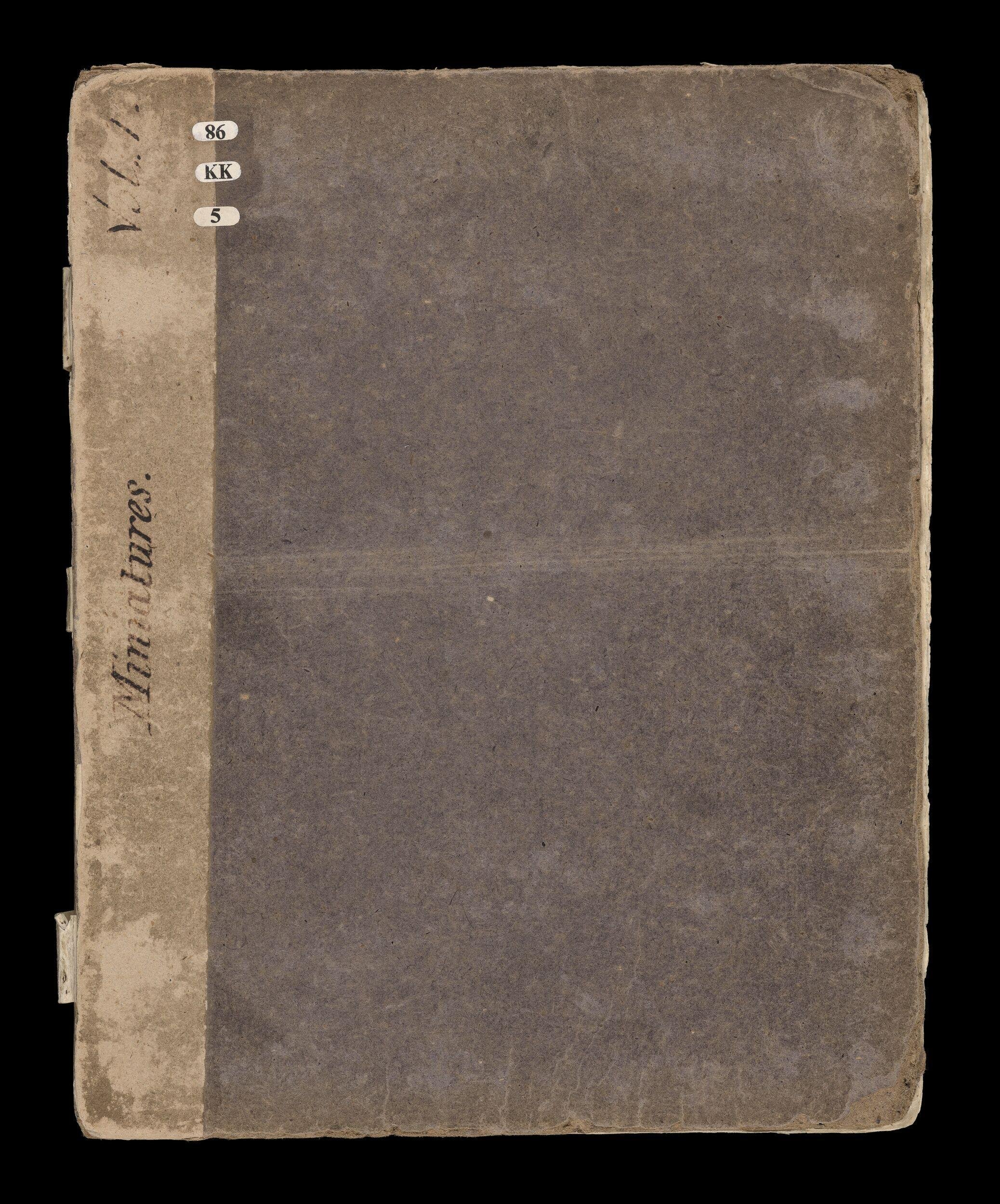 Memorandum of miniatures painted and finished by William Wood, vol. 1: nos 5000-5447