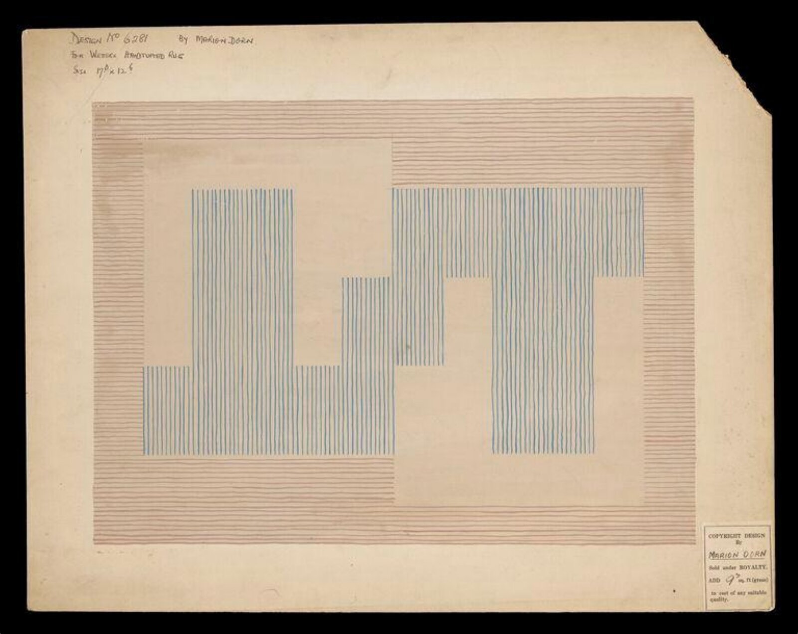 Rug Design, Marion Dorn, 20th century